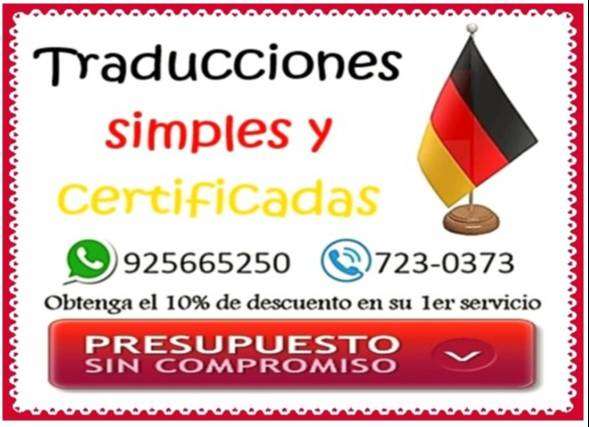Expertos en traducción alemán - español