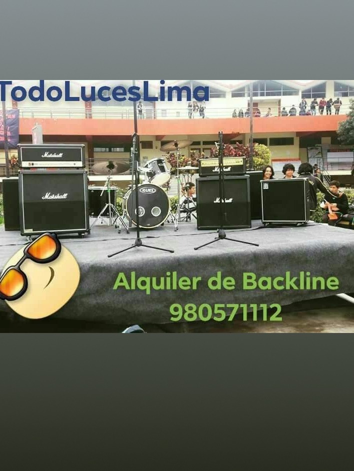 Alquiler de bateria amplificadores