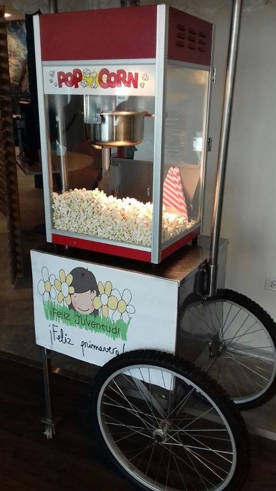 Alquiler de carritos snack popcorn algodón sandwichs y más