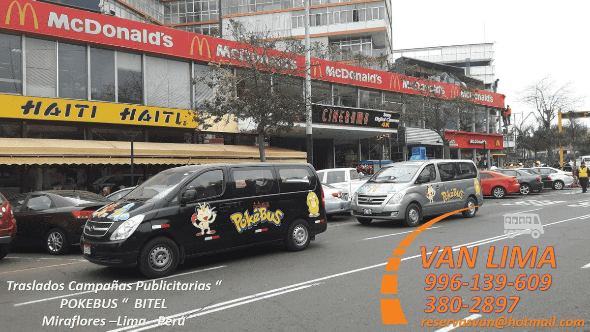Alquiler de van , combis minivan