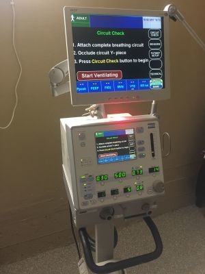 Alquiler de ventilador mecanico con sistema de compresor