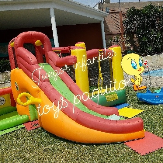 Alquiler inflable cama saltarina saltarín fiestas infantiles