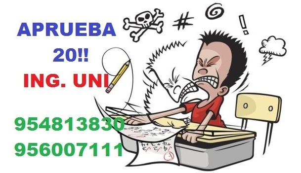 Asesoria para examenes por whatsapp profe uni