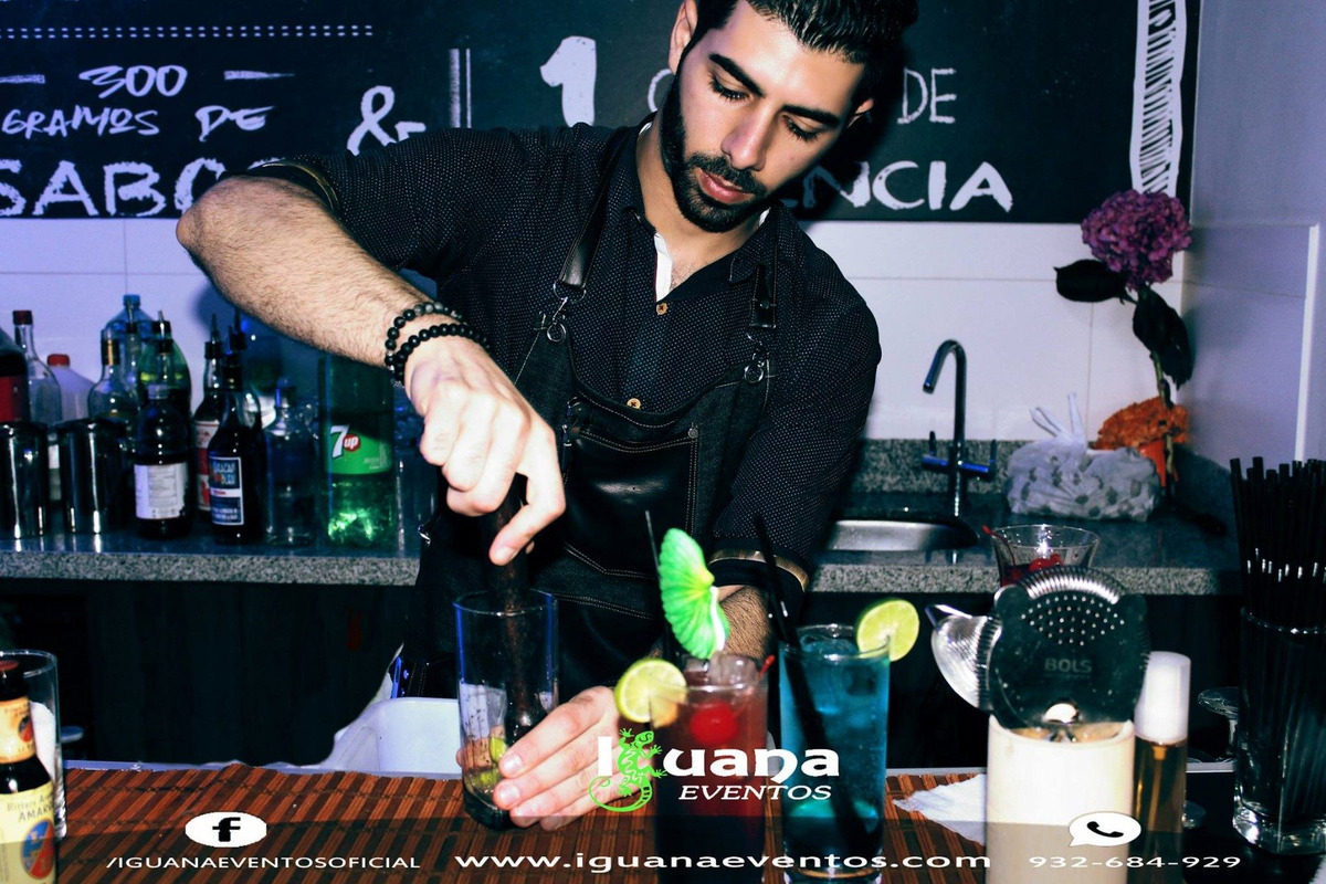 Barman a domicilio, servicio bartender, barra movil, barras