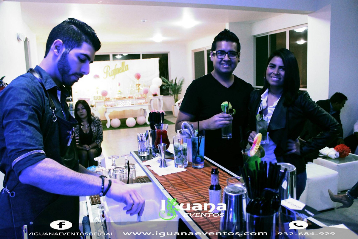 Barman a domicilio, servicio bartender, barra movil, barras