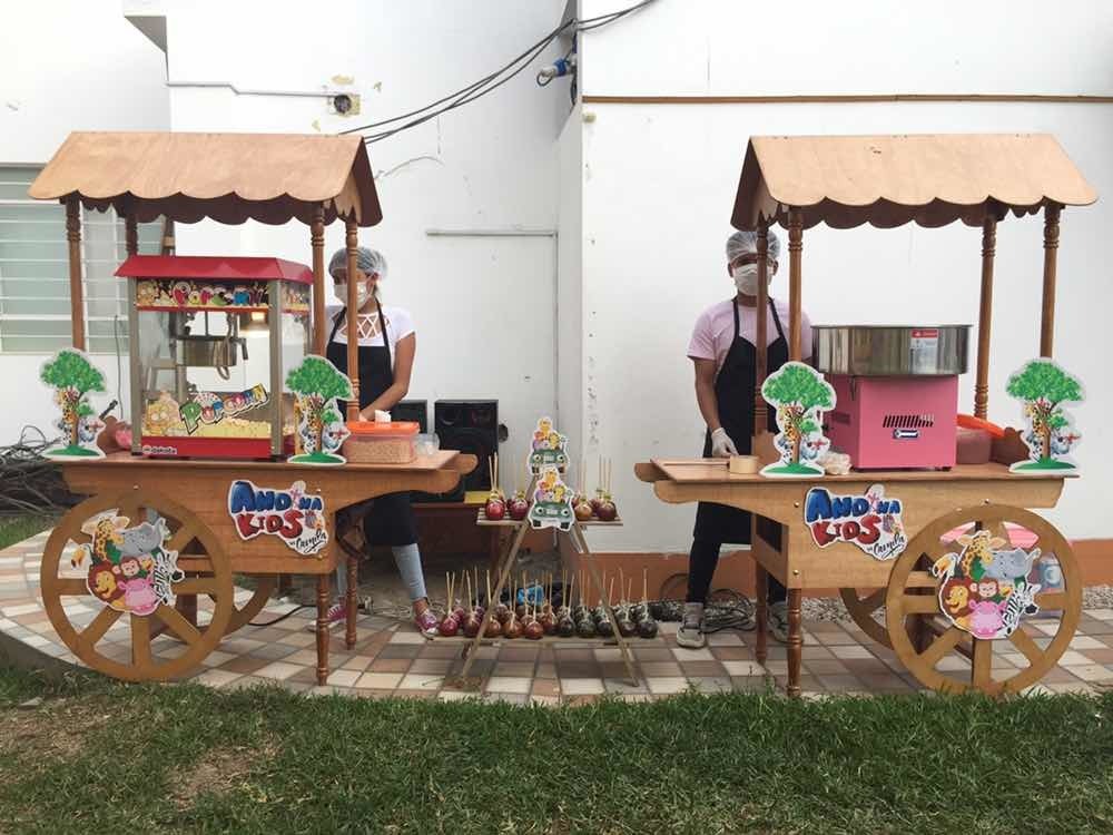 Carrito snack algodon popcorn toldo 993927054