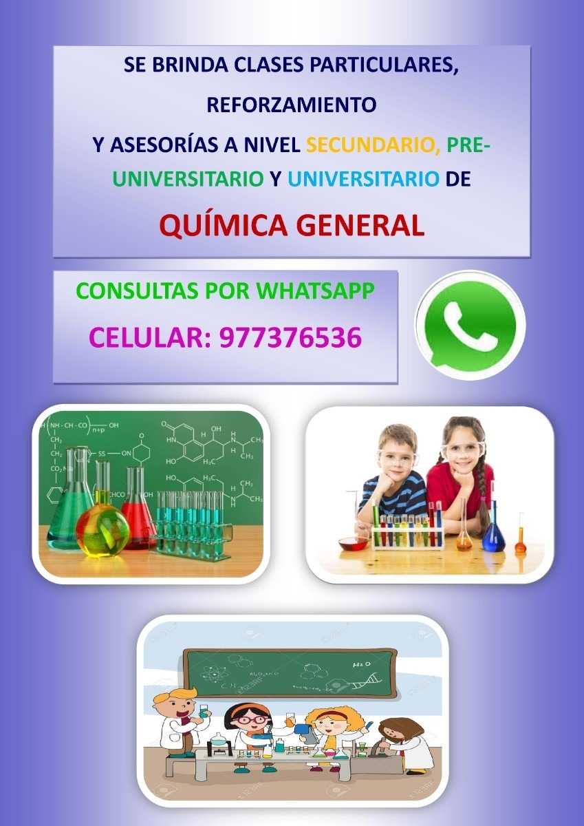 Clases de química a domicilio
