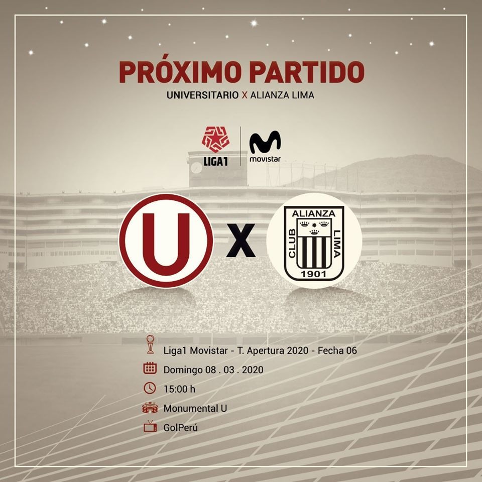 Clasico / u vs alianza / norte /