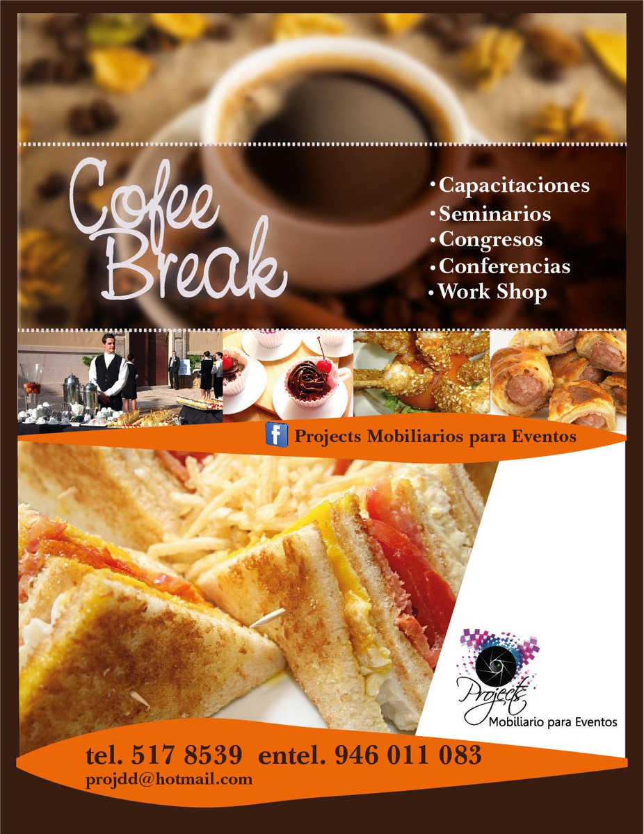 Coffee break, refrigerios eventos corporativos