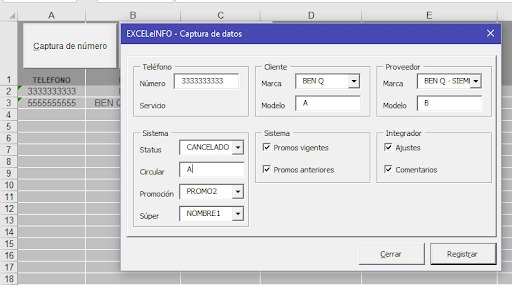 Creación de macros excel
