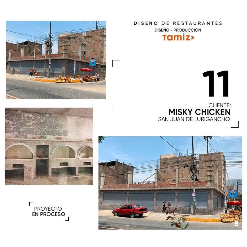 Ejecución de proyectos gastronomicos, pollerias, restaurantes