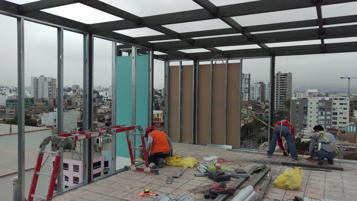 Drywall, construccion, techos, pintura