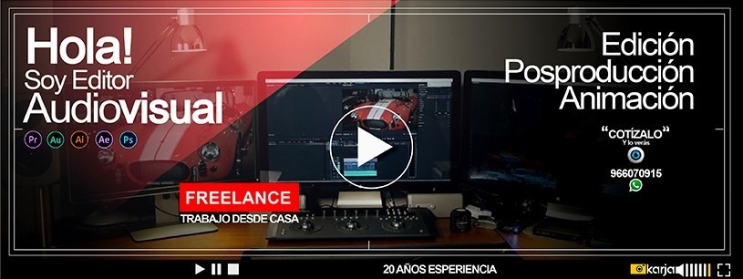 Edición pos producción animación de vídeo