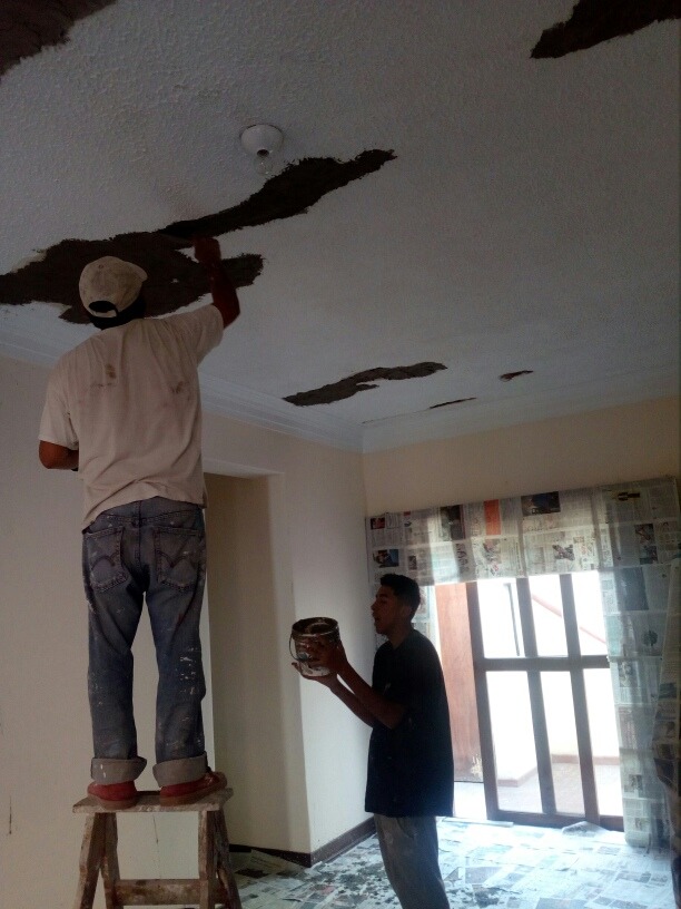 Escarchado de techo y pared