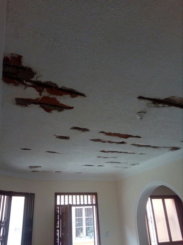 Escarchado de techo y pared