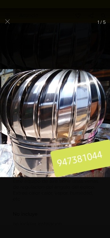 Extractor eolicos 24
