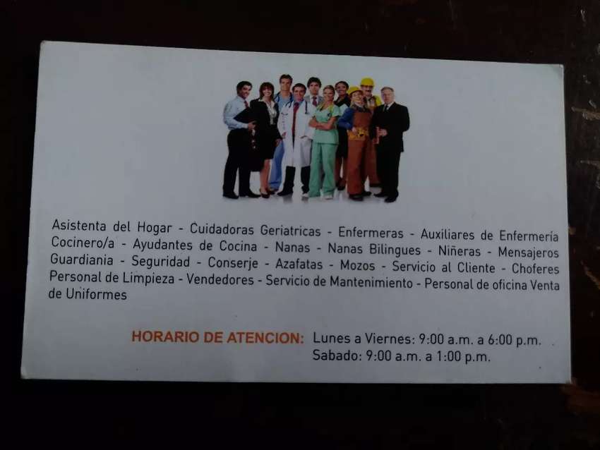 Agencia brianna. necesito personal