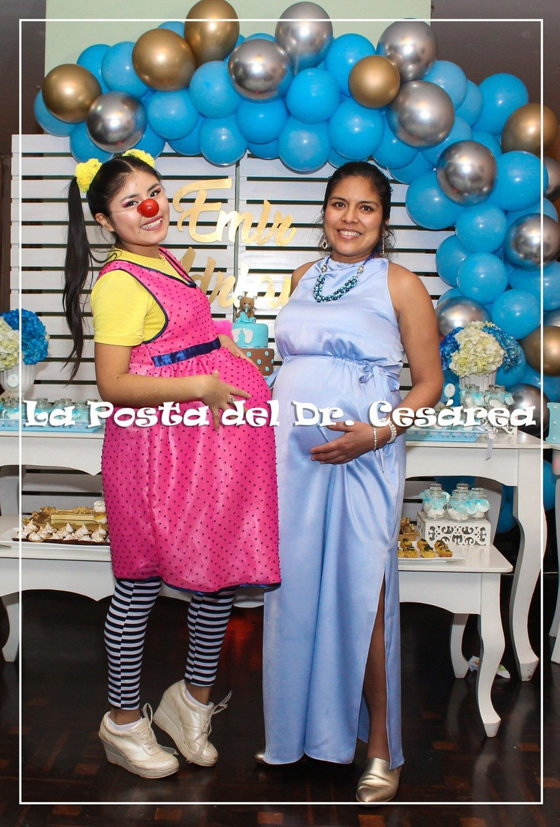 La posta del dr. cesarea!!! baby shower claun