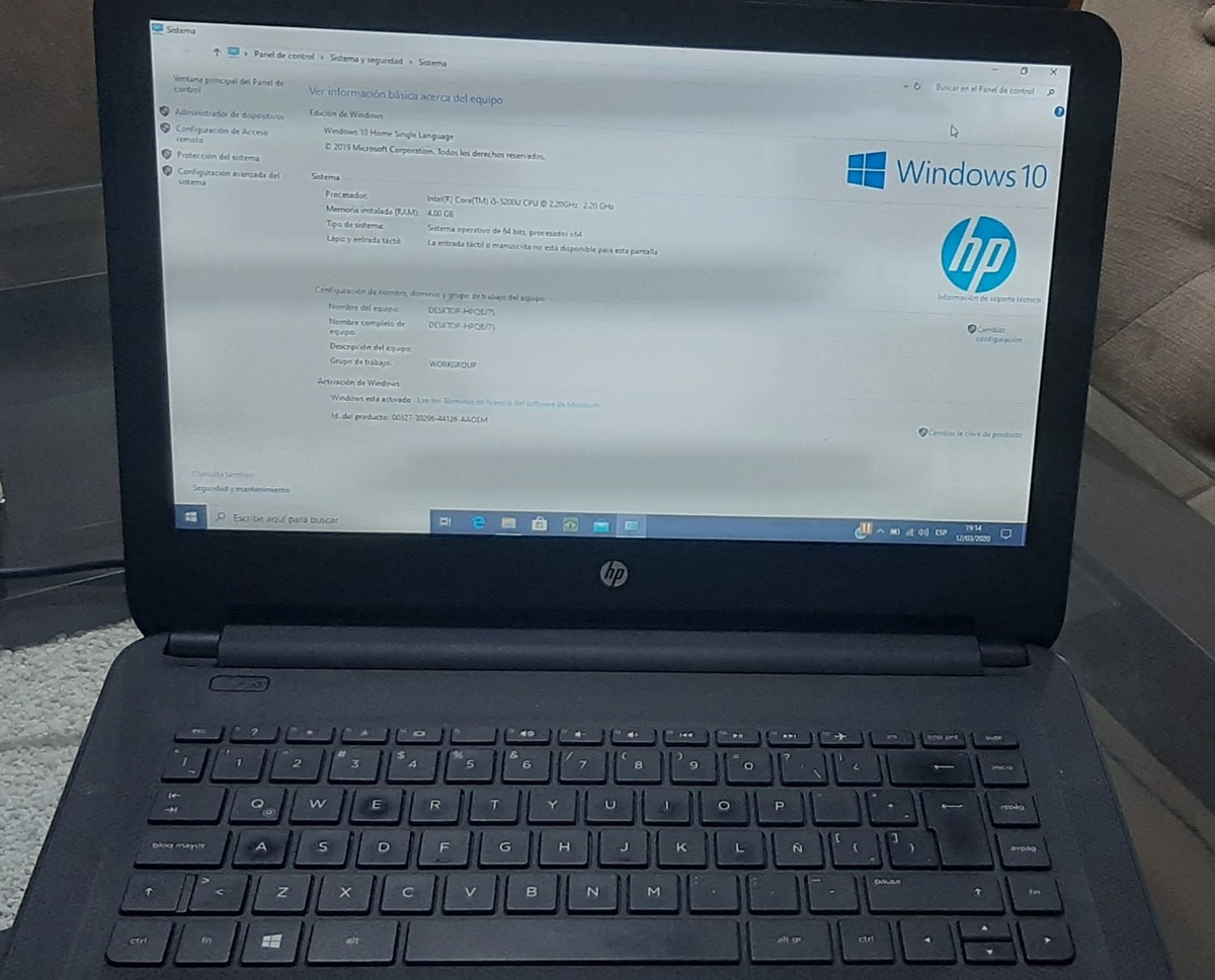 Laptop hp i5