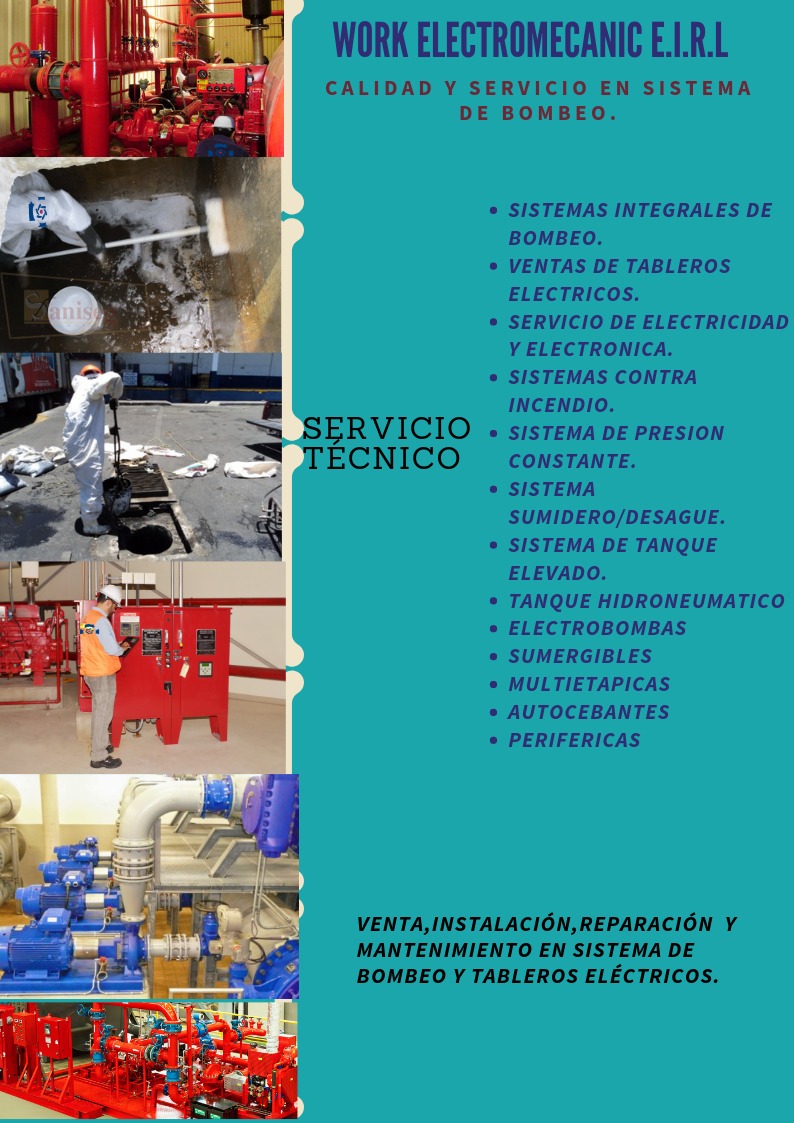 Mantenimiento e instalacion de sistemas de bombeo