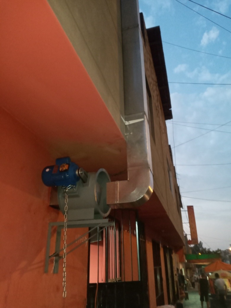 Mantenimiento limpieza de campanas extractoras motores ducto