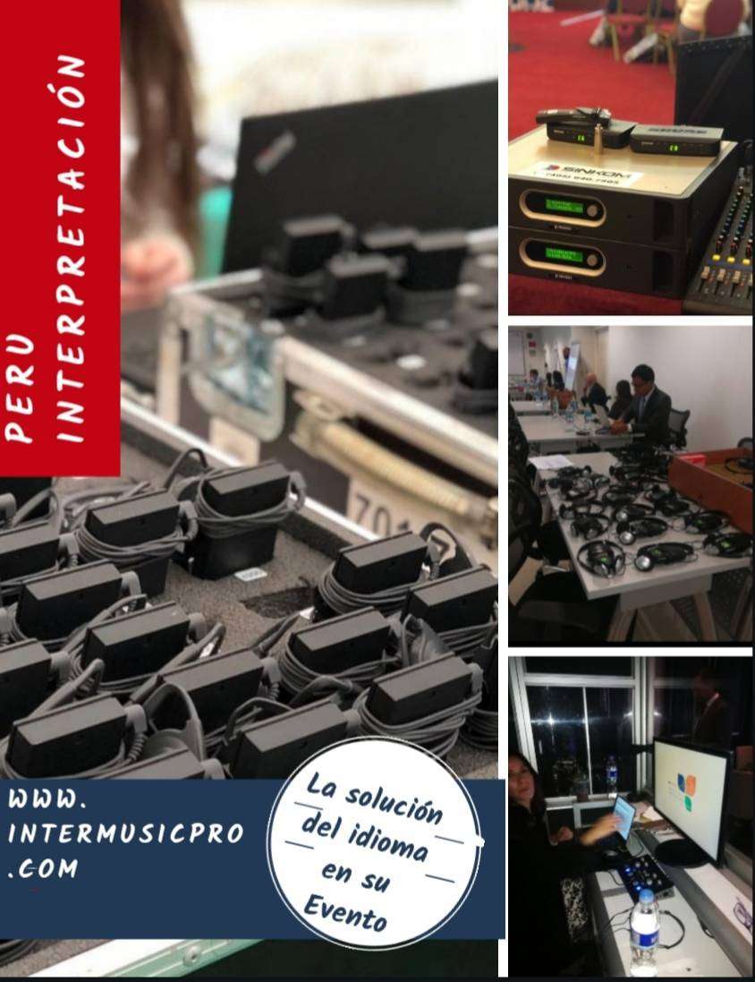 Traducción, equipos, sonido, intérpretes, trujillo lima arequipa piura