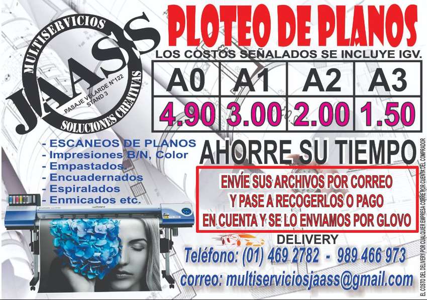 Ploteo y escaneo de planos armamos tu expedientes urgentes