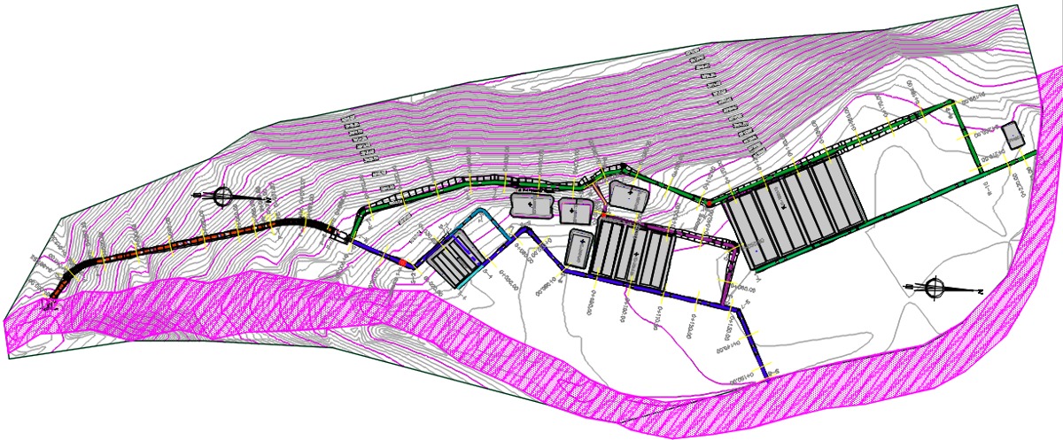 Proyectos en autocad,civil 3d y revit