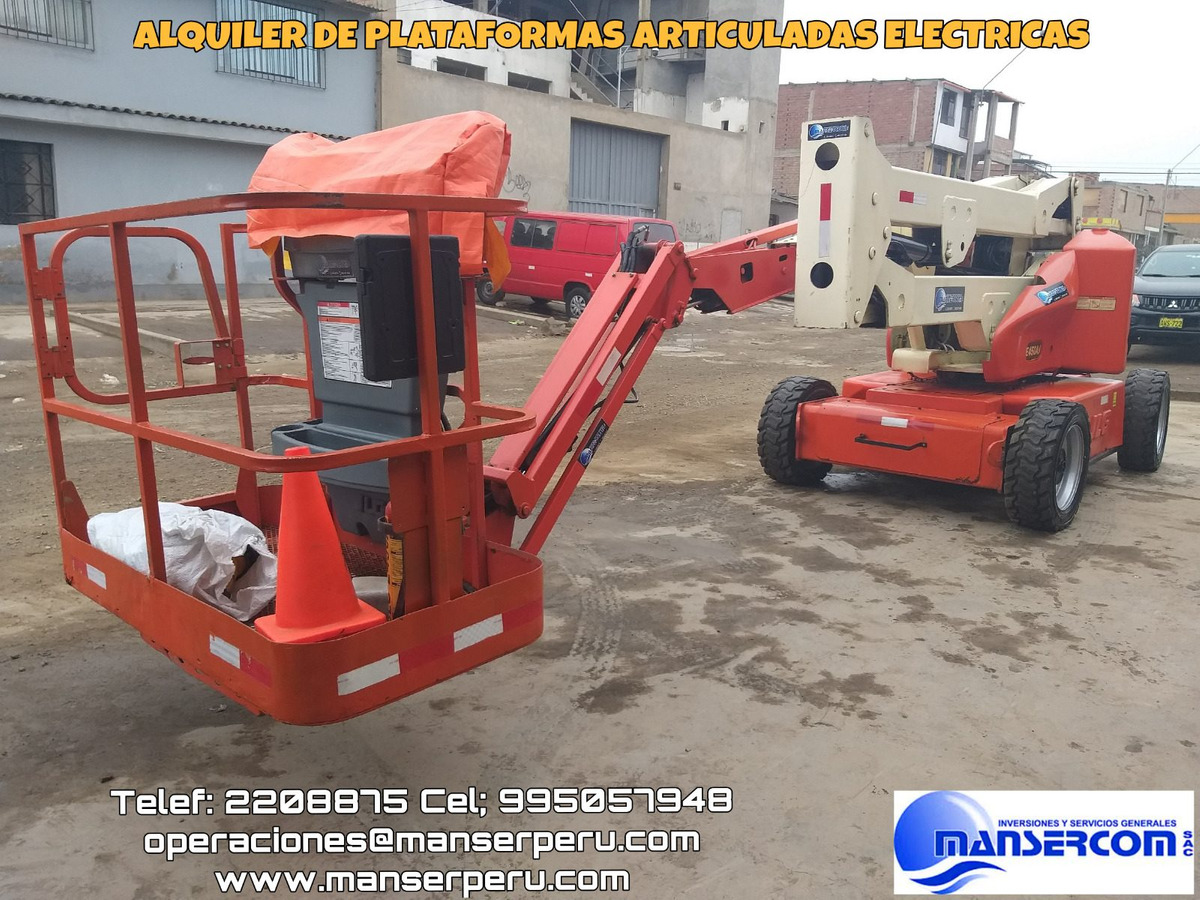 Rentamos plataformas elevadoras jlg 14 mt diesel