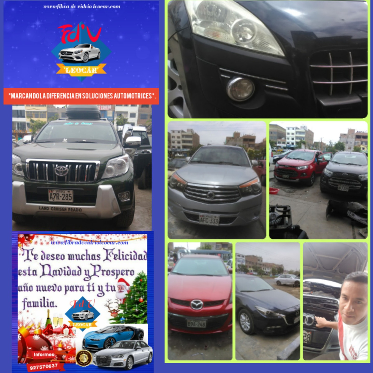 Servicio automotriz fibra de vidrio