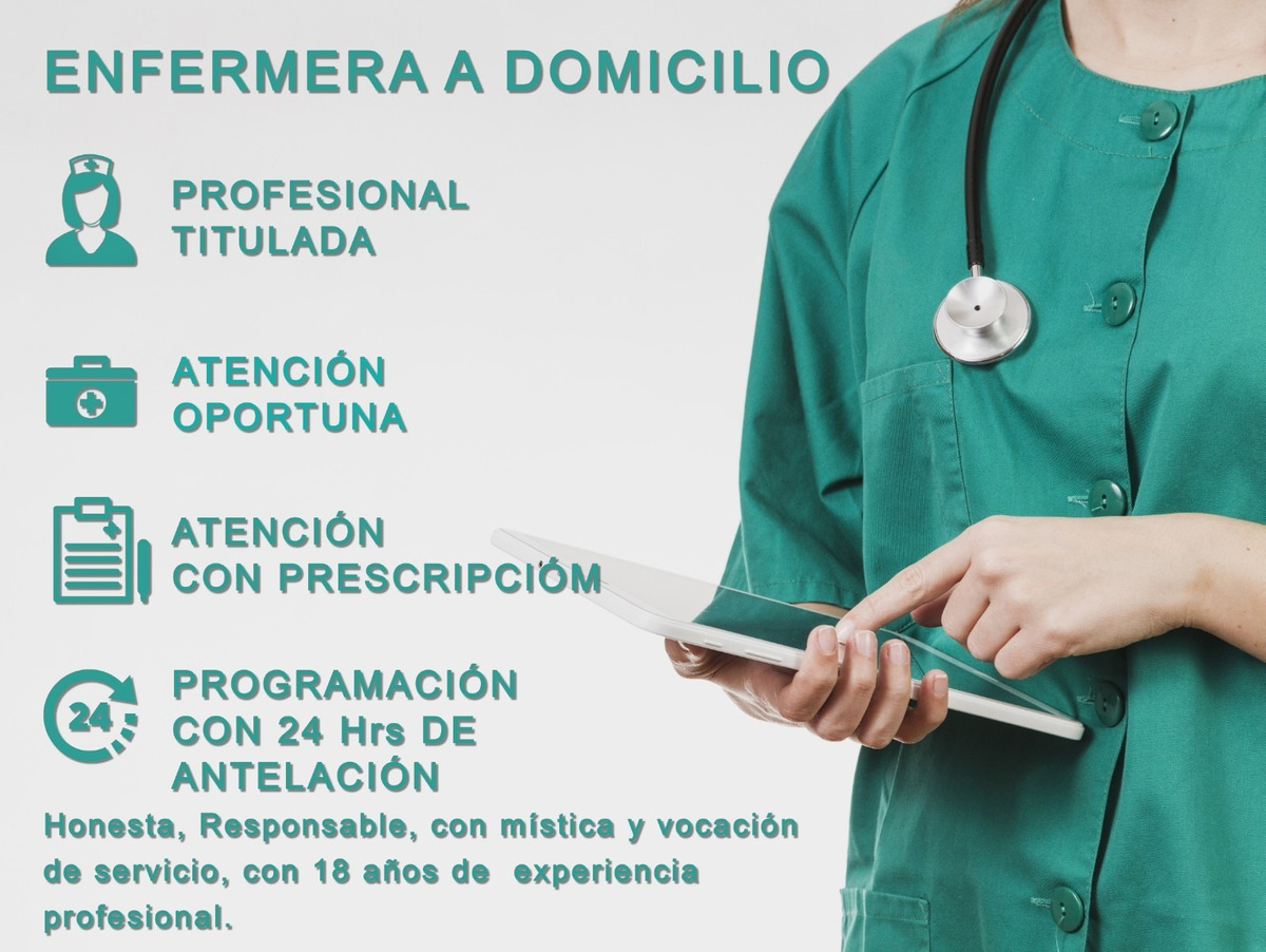 Servicio de enfermeria a domicilio