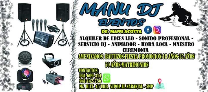 Servicio dj sonidos y luces animación y show especiales