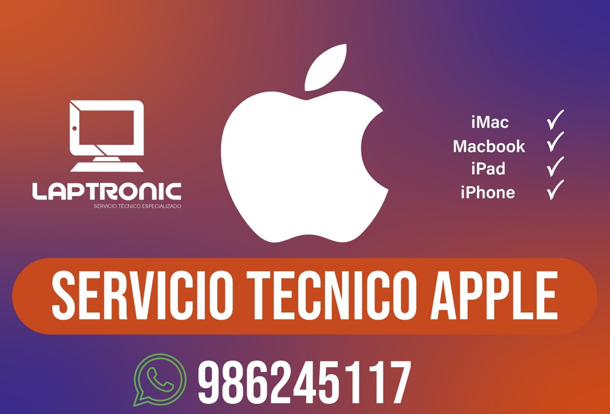 Servicio tecnico apple repara imac macbook ipad iphone watch