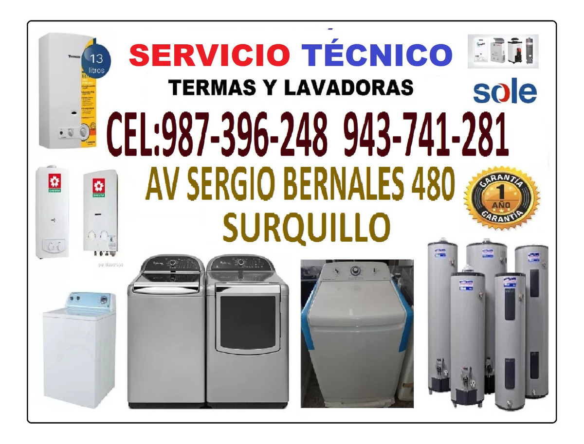 Servicio técnico d lavadoras lg samsung bosch