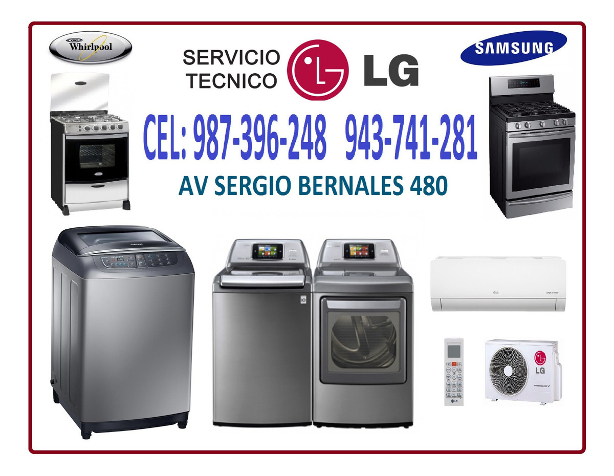 Servicio técnico d lavadoras lg samsung bosch