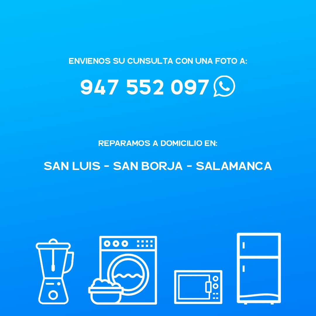 Servicio tecnico electrodomesticos lavadora refigerador