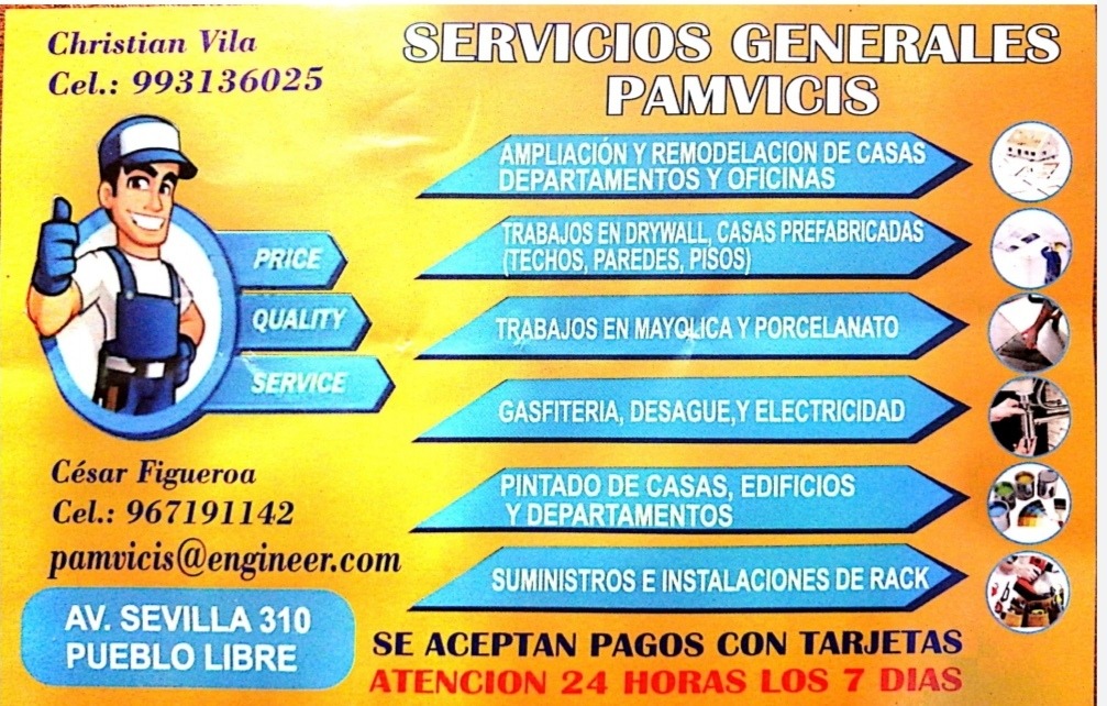 Servicios generales pamvicis