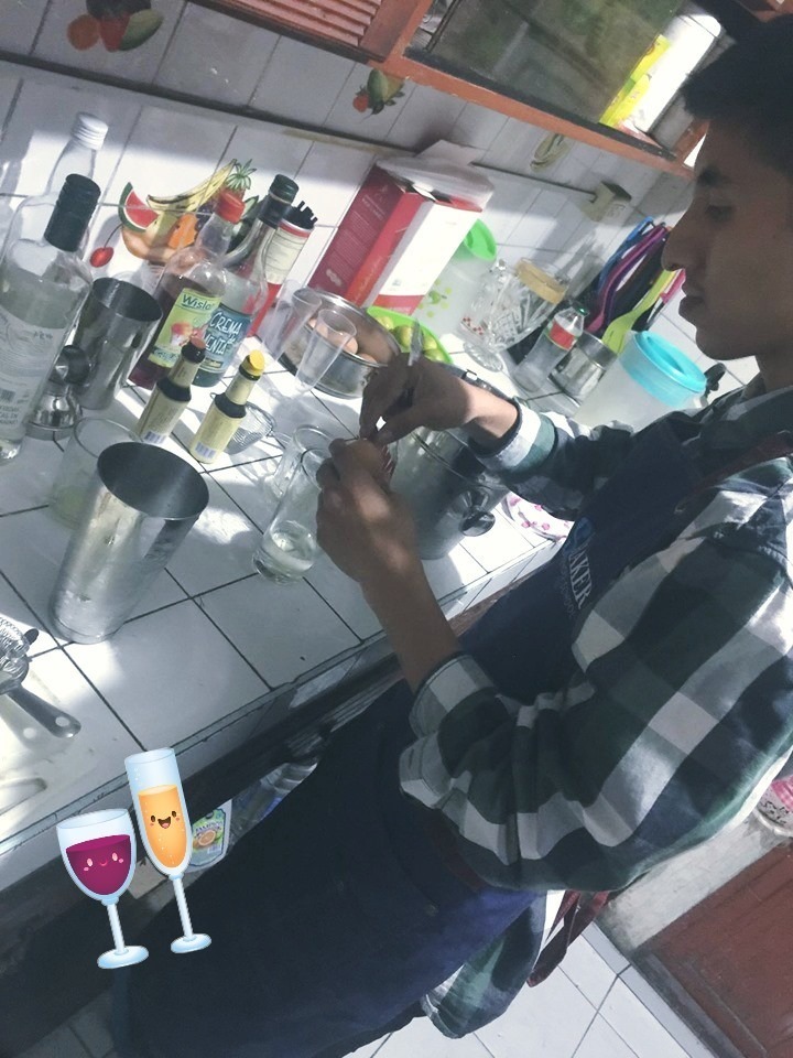 Servico de barman; bartender
