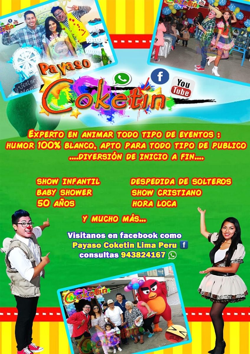 Show infantil a1 payaso coketin