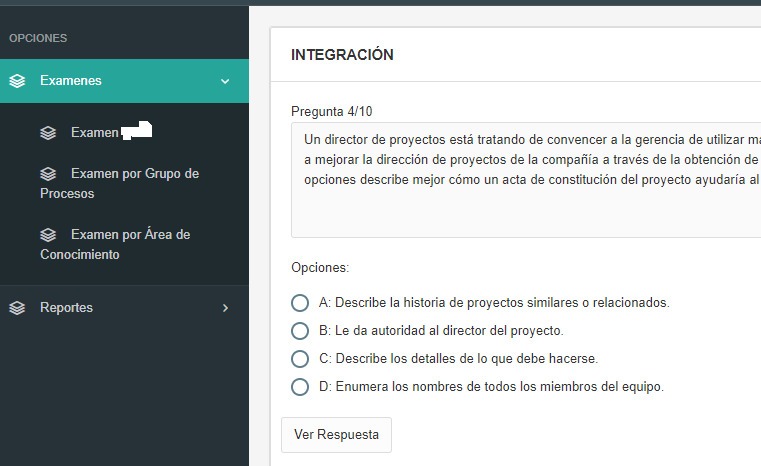 Simulador online pmp pmi acp pmbok 6