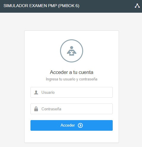 Simulador online pmp pmi acp pmbok 6