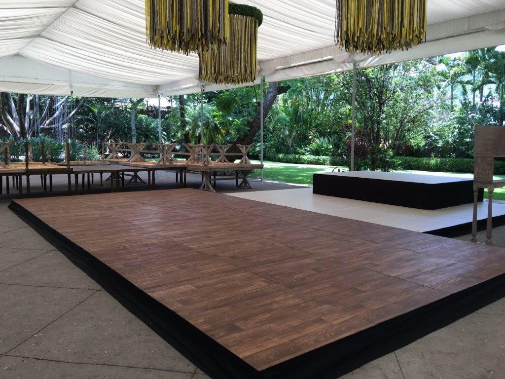 Tarimas, alquiler de tarimas, tarimas para eventos.