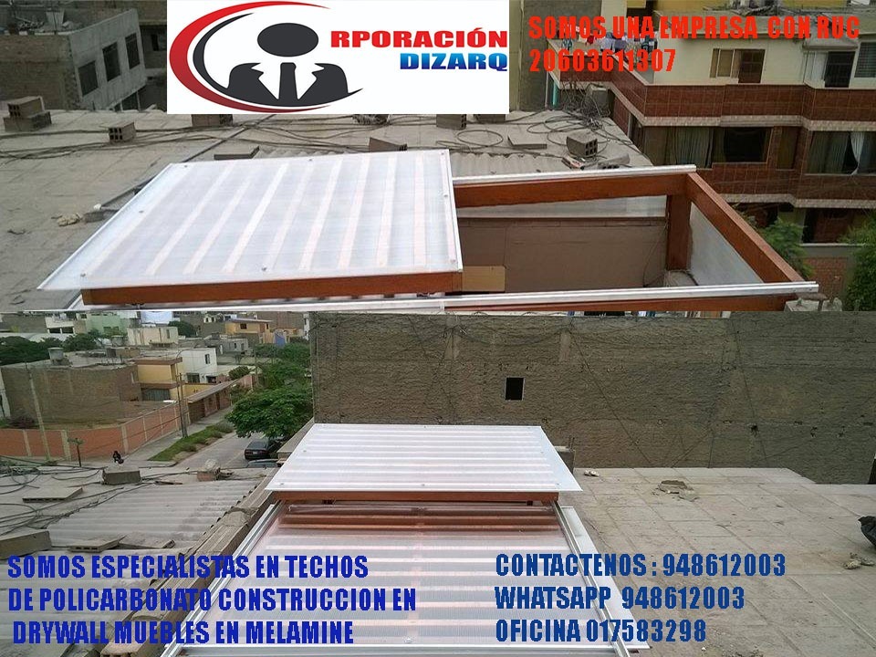 Techos sol y sombra madera y aluminio