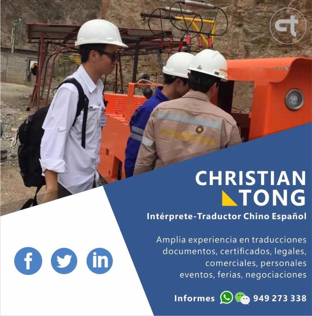 Traductor chino con amplia experiencia