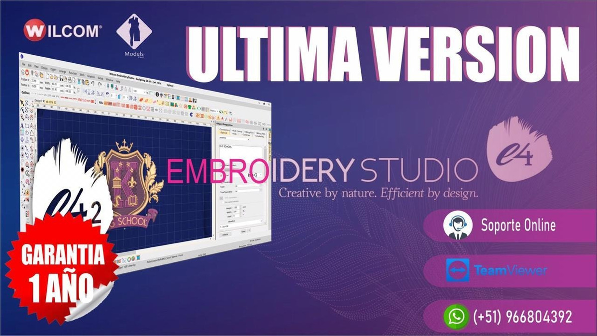 Wilcom e4.2 en español con corel x8