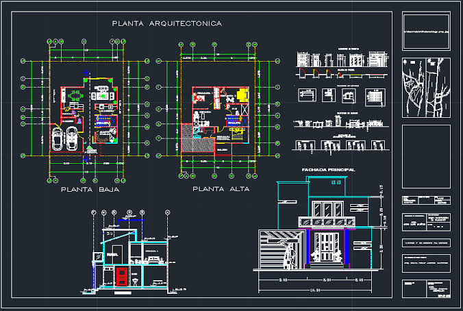 Dibujo de planos en 2D y 3D en Autocad y SKetchup