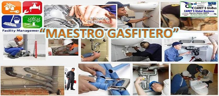 Maestro gasfitero: experiencia y herramientas importadas