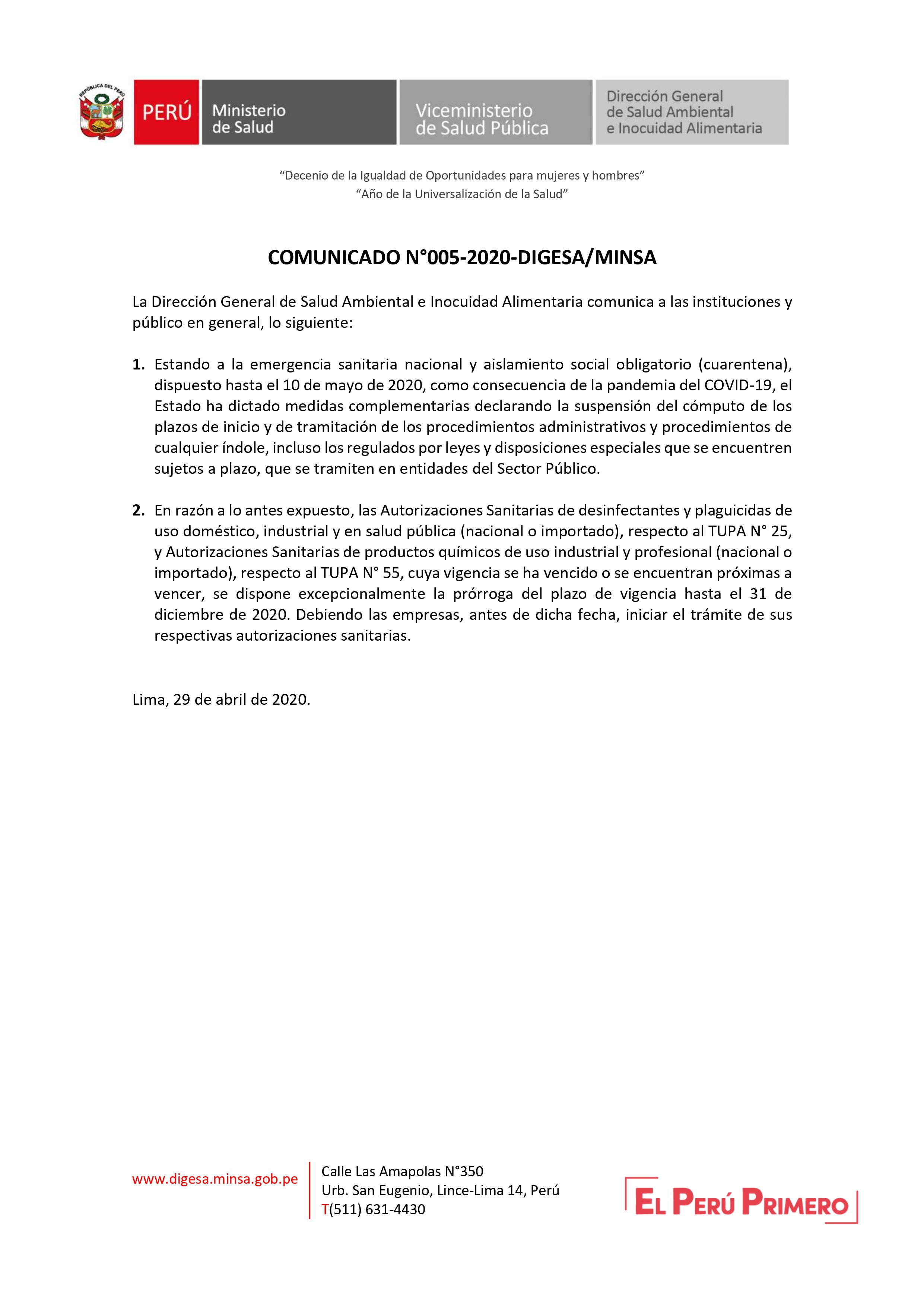 REGISTROS SANITARIOS