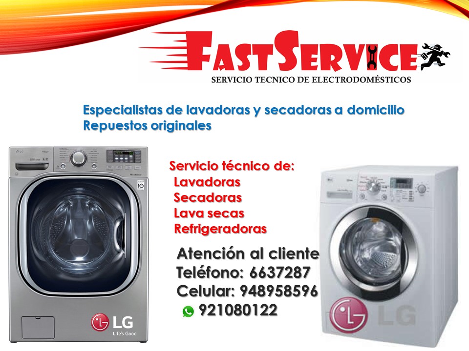 FASTSERVICE servicio técnico profesional LG 921080122