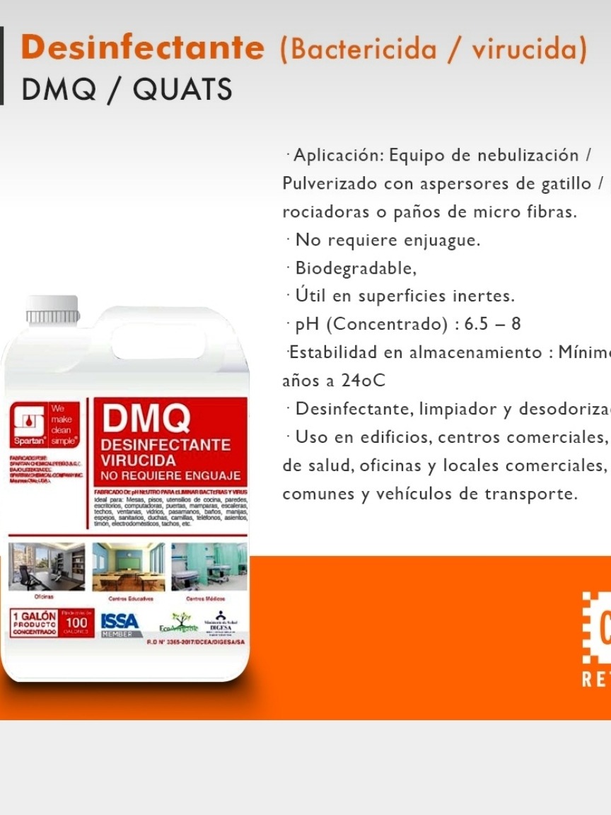 DMQ Desinfectante - Amonio Cuaternario